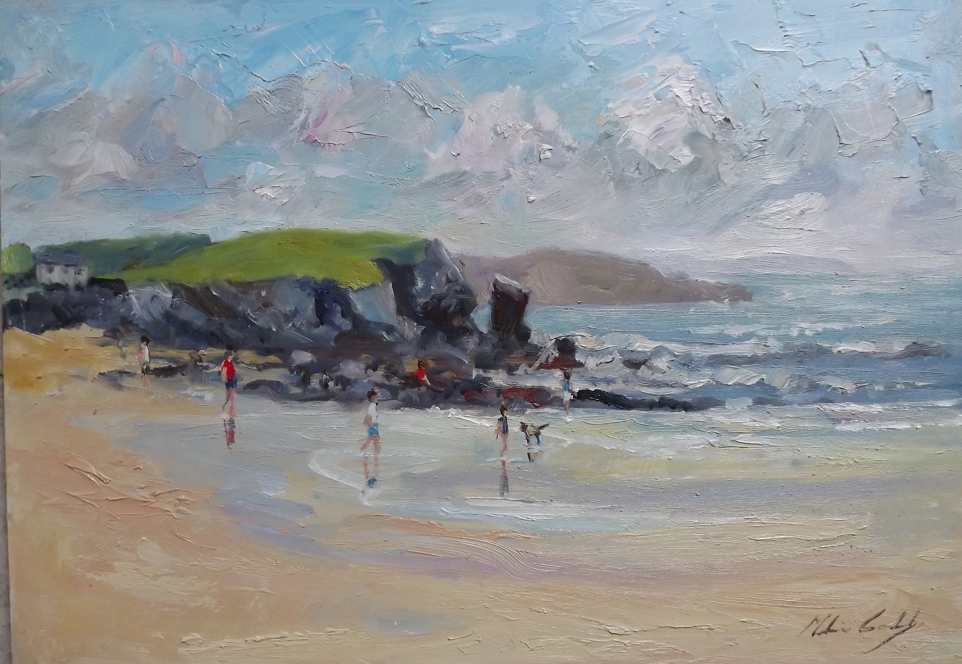 Sparkling sea at Constantine Beach